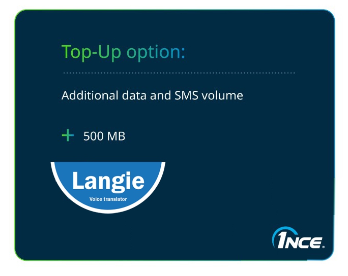 SIM-kártya - adatmennyiség 500 MB, akár 1 Mbit/s sebességgel